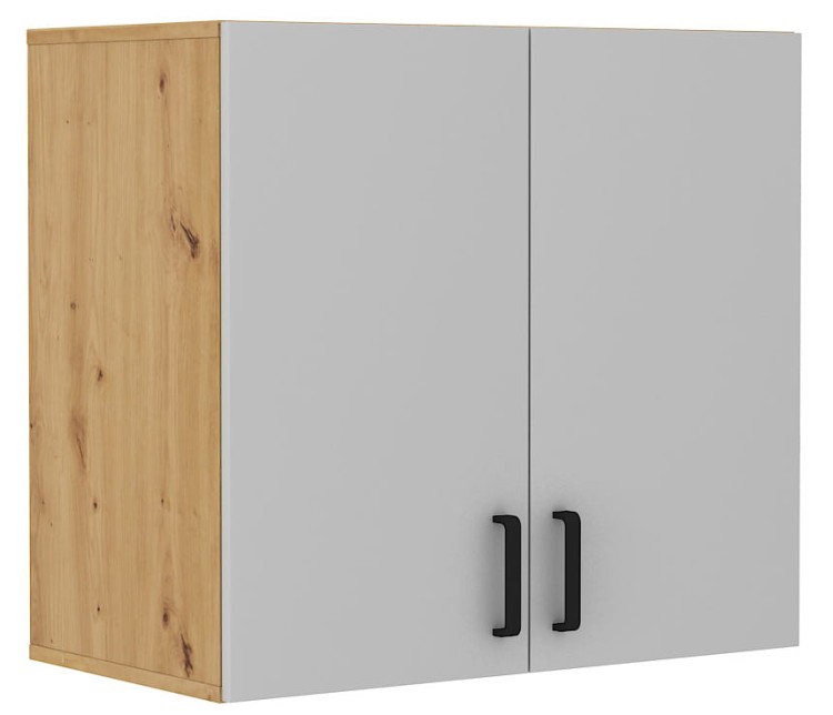 Szafka wisząca Malta 104 2D Szary/Dąb Artisan