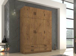 Szafka stojąca do kuchni otwarta zakończenie 30 D ZAK Dąb Artisan