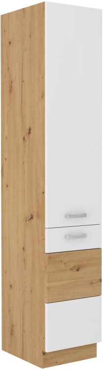Szafka kominowa do kuchni ARTISAN HG 40 DK-210 2F Biały/Dąb Artisan