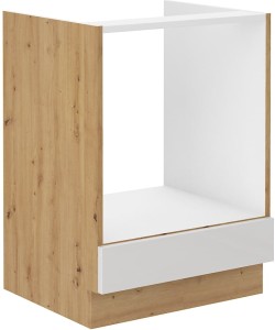 Szafka do kuchni pod piekarnik ARTISAN HG 60 D GAZ Biały/Dąb Artisan