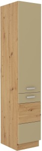 Szafka kominowa do kuchni ARTISAN HG 40 DK-210 2F Cappucino/Dąb Artisan