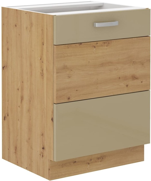 Szafka stojąca do kuchni ARTISAN HG 60 D 1F Cappucino/Dąb Artisan