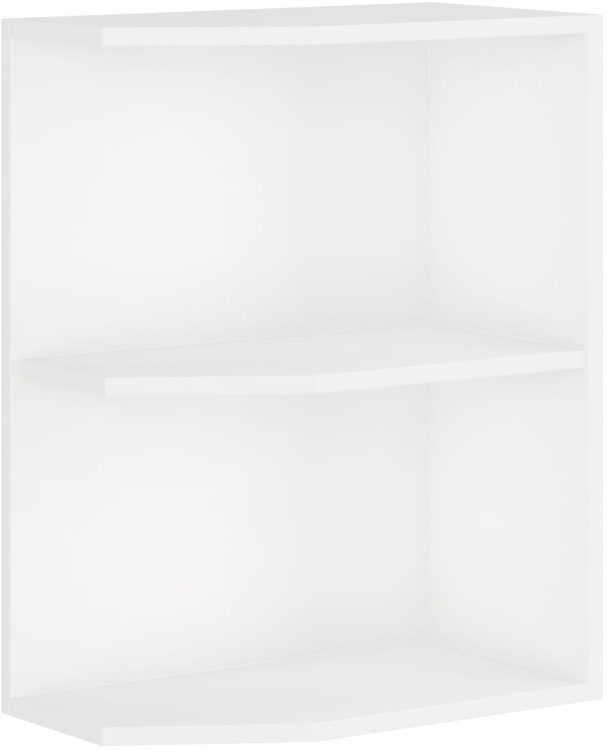 Szafka stojąca do kuchni otwarta zakończenie 30 D ZAK Biały