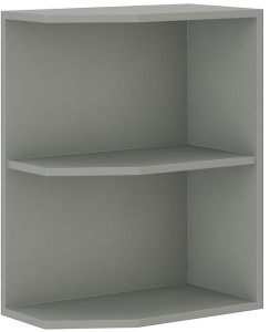 Szafka stojąca do kuchni otwarta zakończenie 30 D ZAK Biały