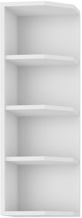 Szafka górna do kuchni otwarta zakończenie 30 G-90 ZAK Biały