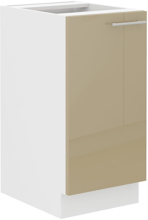 Szafka stojąca do kuchni LARA 40 D 1F BB Cappucino/Biały