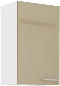 Szafka górna do kuchni LARA 45 G-72 1F Cappucino/Biały