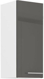 Szafka górna do kuchni LARA 30 G-72 1F Grafit/Biały