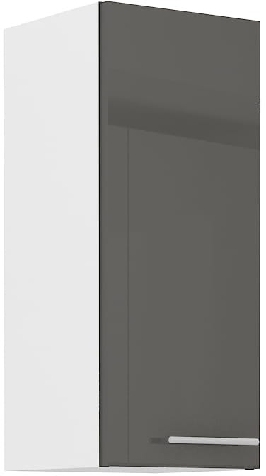 Szafka górna do kuchni LARA 30 G-72 1F Grafit/Biały