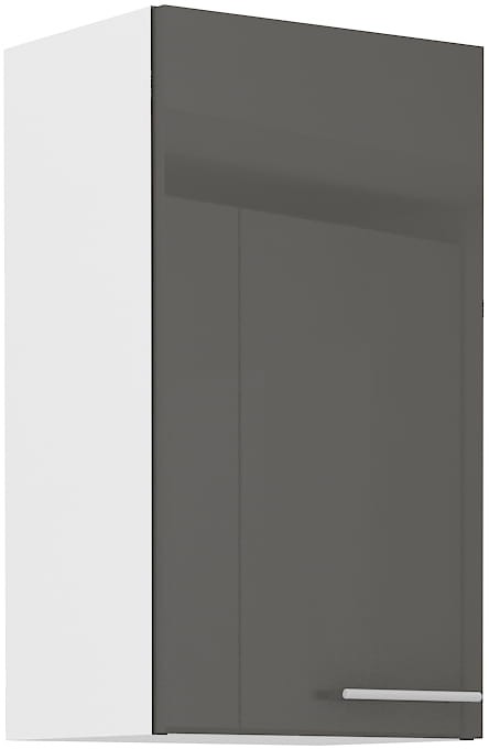 Szafka górna do kuchni LARA 40 G-72 1F Grafit/Biały