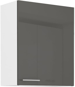 Szafka górna do kuchni LARA 60 G-72 1F Grafit/Biały