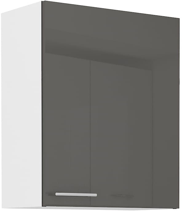 Szafka górna do kuchni LARA 60 G-72 1F Grafit/Biały
