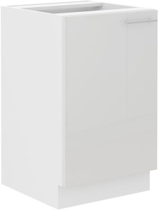 Szafka stojąca do kuchni pod zlew LARA 50 ZL 1F Biały/Biały