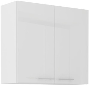 Szafka górna do kuchni LARA 80 G-72 2F Biały/Biały