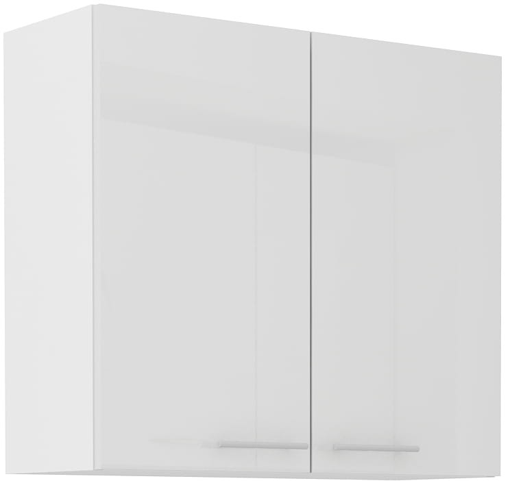 Szafka górna do kuchni LARA 80 G-72 2F Biały/Biały