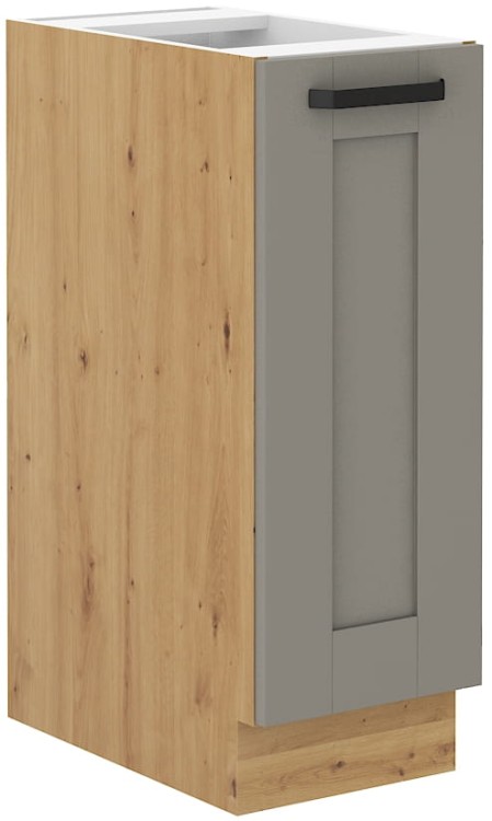 Szafka stojąca do kuchni LUNA 30 D CARGO Gliniasty Szary/Dąb Artisan