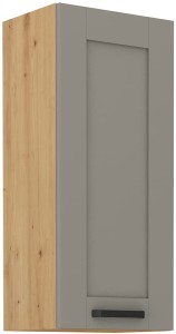 Szafka górna do kuchni LUNA 40 G-90 1F Gliniasty Szary/Dąb Artisan