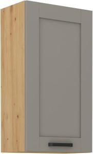 Szafka górna do kuchni LUNA 50 G-90 1F Gliniasty Szary/Dąb Artisan