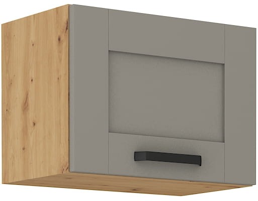 Szafka górna do kuchni LUNA 50 GU-36 1F Gliniasty Szary/Dąb Artisan