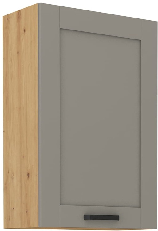 Szafka górna do kuchni LUNA 60 G-90 1F Gliniasty Szary/Dąb Artisan