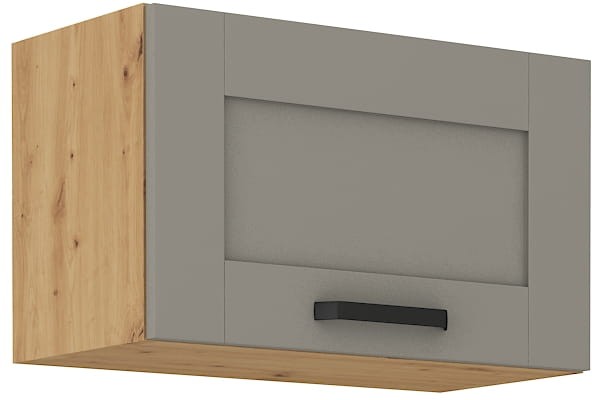 Szafka górna do kuchni LUNA 60 GU-36 1F Gliniasty Szary/Dąb Artisan