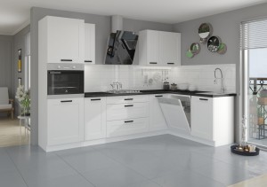 Szafka górna do kuchni LUNA 30 G-90 1F Gliniasty Szary/Biały