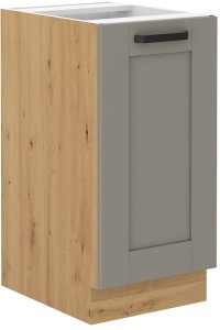 Szafka stojąca do kuchni LUNA 40 D 1F BB Gliniasty Szary/Dąb Artisan