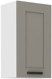 Szafka górna do kuchni LUNA 40 G-72 1F Gliniasty Szary/Biały