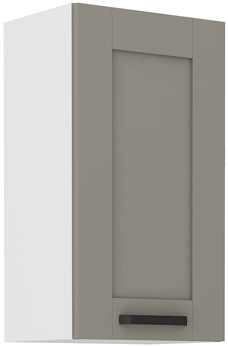 Szafka górna do kuchni LUNA 40 G-72 1F Gliniasty Szary/Biały