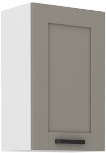Szafka górna do kuchni LUNA 45 G-72 1F Gliniasty Szary/Biały