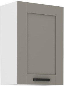 Szafka górna do kuchni LUNA 50 G-72 1F Gliniasty Szary/Biały