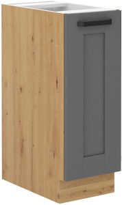 Szafka stojąca do kuchni LUNA 30 D CARGO Szary/Dąb Artisan
