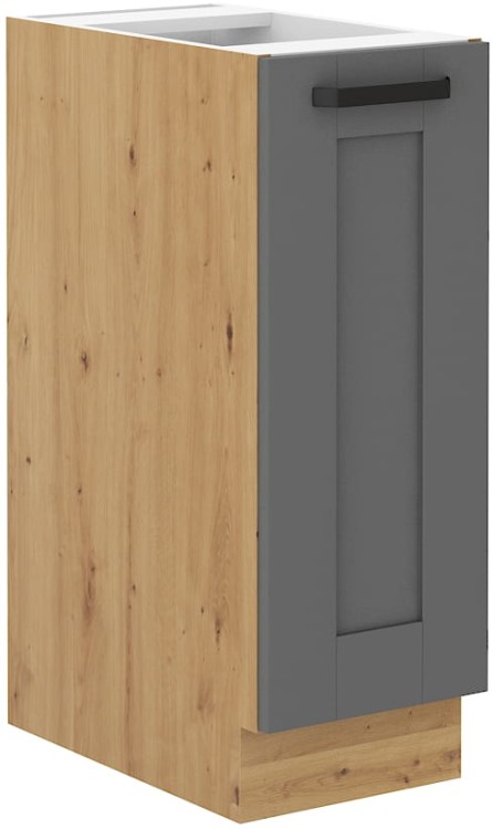 Szafka stojąca do kuchni LUNA 30 D CARGO Szary/Dąb Artisan