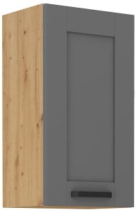 Szafka górna do kuchni LUNA 40 G-72 1F Szary/Dąb Artisan