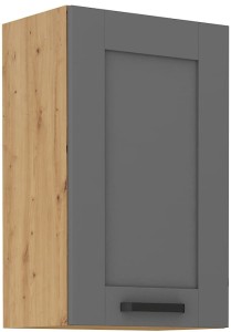 Szafka górna do kuchni LUNA 45 G-72 1F Szary/Dąb Artisan