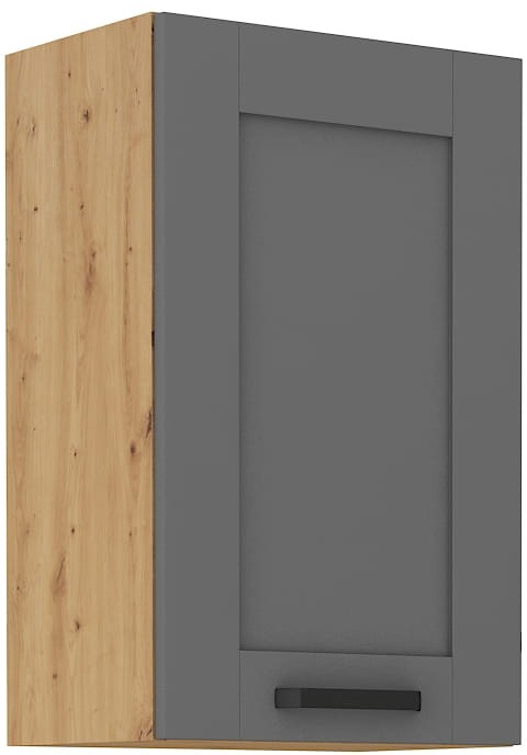 Szafka górna do kuchni LUNA 45 G-72 1F Szary/Dąb Artisan