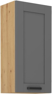 Szafka górna do kuchni LUNA 45 G-90 1F Szary/Dąb Artisan
