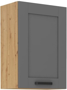 Szafka górna do kuchni LUNA 50 G-72 1F Szary/Dąb Artisan