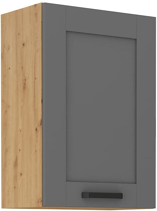 Szafka górna do kuchni LUNA 50 G-72 1F Szary/Dąb Artisan