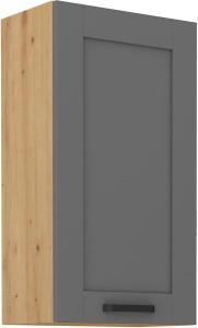 Szafka górna do kuchni LUNA 50 G-90 1F Szary/Dąb Artisan
