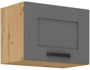 Szafka górna do kuchni LUNA 50 GU-36 1F Szary/Dąb Artisan