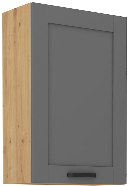 Szafka górna do kuchni LUNA 60 G-90 1F Szary/Dąb Artisan