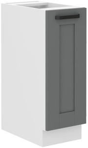 Szafka stojąca do kuchni LUNA 30 D CARGO Szary/Biały