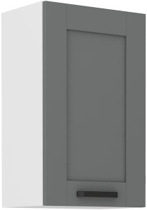 Szafka górna do kuchni LUNA 45 G-72 1F Szary/Biały