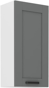 Szafka górna do kuchni LUNA 45 G-90 1F Szary/Biały