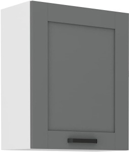 Szafka górna do kuchni LUNA 60 G-72 1F Szary/Biały