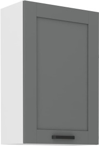Szafka górna do kuchni LUNA 60 G-90 1F Szary/Biały