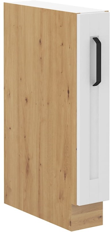 Szafka stojąca do kuchni LUNA 15 D CARGO Biały/Dąb Artisan