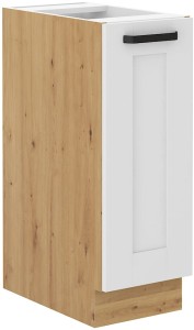 Szafka stojąca do kuchni LUNA 30 D CARGO Biały/Dąb Artisan