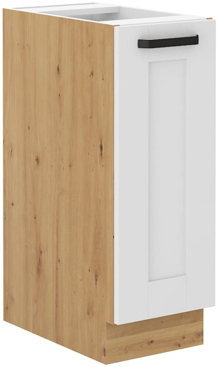 Szafka stojąca do kuchni LUNA 30 D CARGO Biały/Dąb Artisan